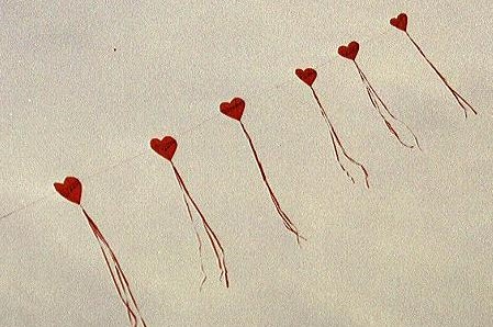 Herzchen-Kette [(BxH)  80 x 75 mm, ca. 2,00 m lang]