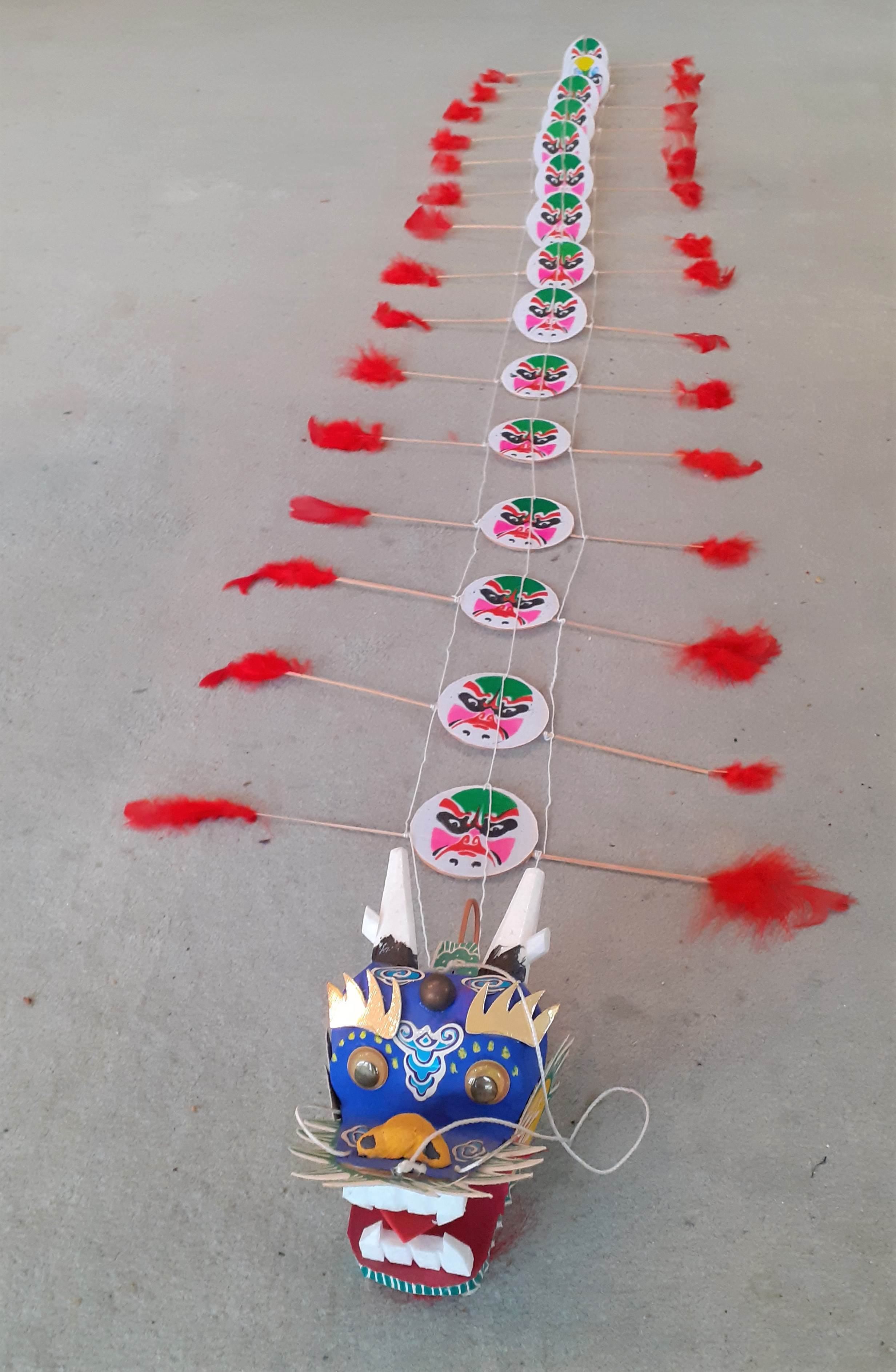 Blauer Centipede [15 x 48 mm; 1,30 m lang]